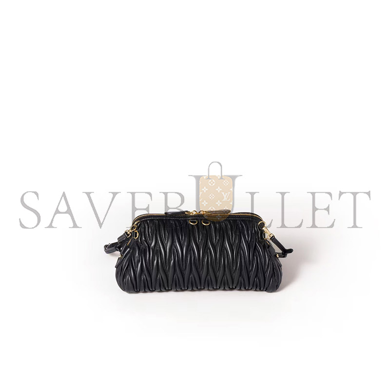 M1v M1v caprice matelassÉ nappa leather clutch 58f130 (28*14.5*10cm)